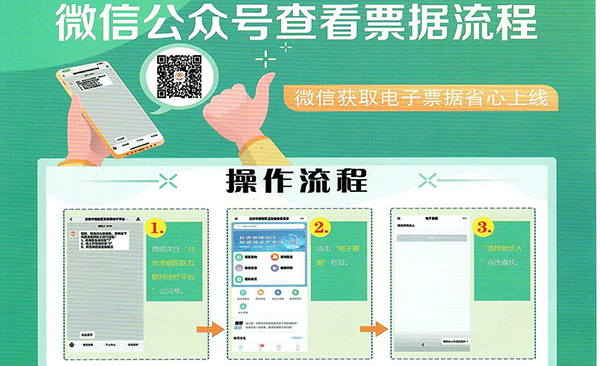 【便民服务】电子缴费后还要排队打发票？微信公众号查看票据流程来啦！ ​​​